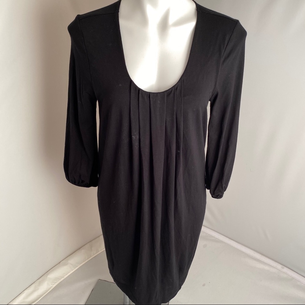 White House Black Market black long sleeve bubble dress M